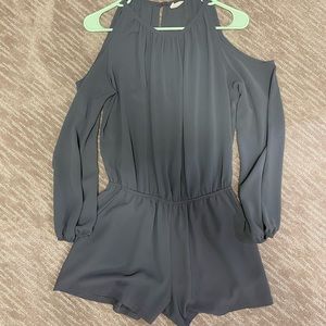 Cold shoulder romper